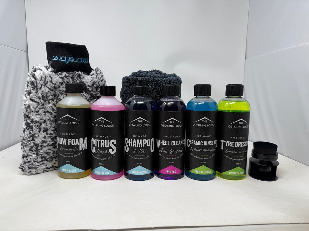 9-Piece Car Care Kit | Premium Detailing Bundle – Worth £90+ | The Detailing Lodge