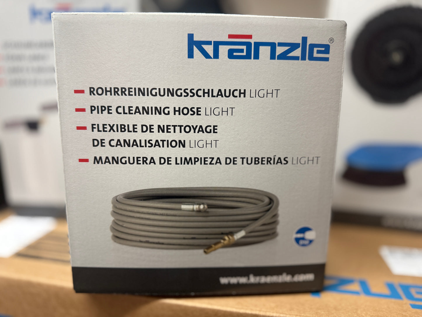 Kranzle - 10metre Drain cleaning hose (Pipe hose) 1050 D10 fitting