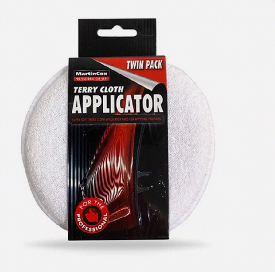 Terry Cloth Applicator Pads – Soft Cotton Pads for Waxing, Polishing & Interior Detailing | Martin Cox MOGG22