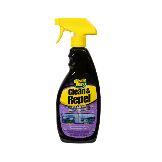 Invisible Glass clean and repel Glass Cleaner and Rain repellent 649ml