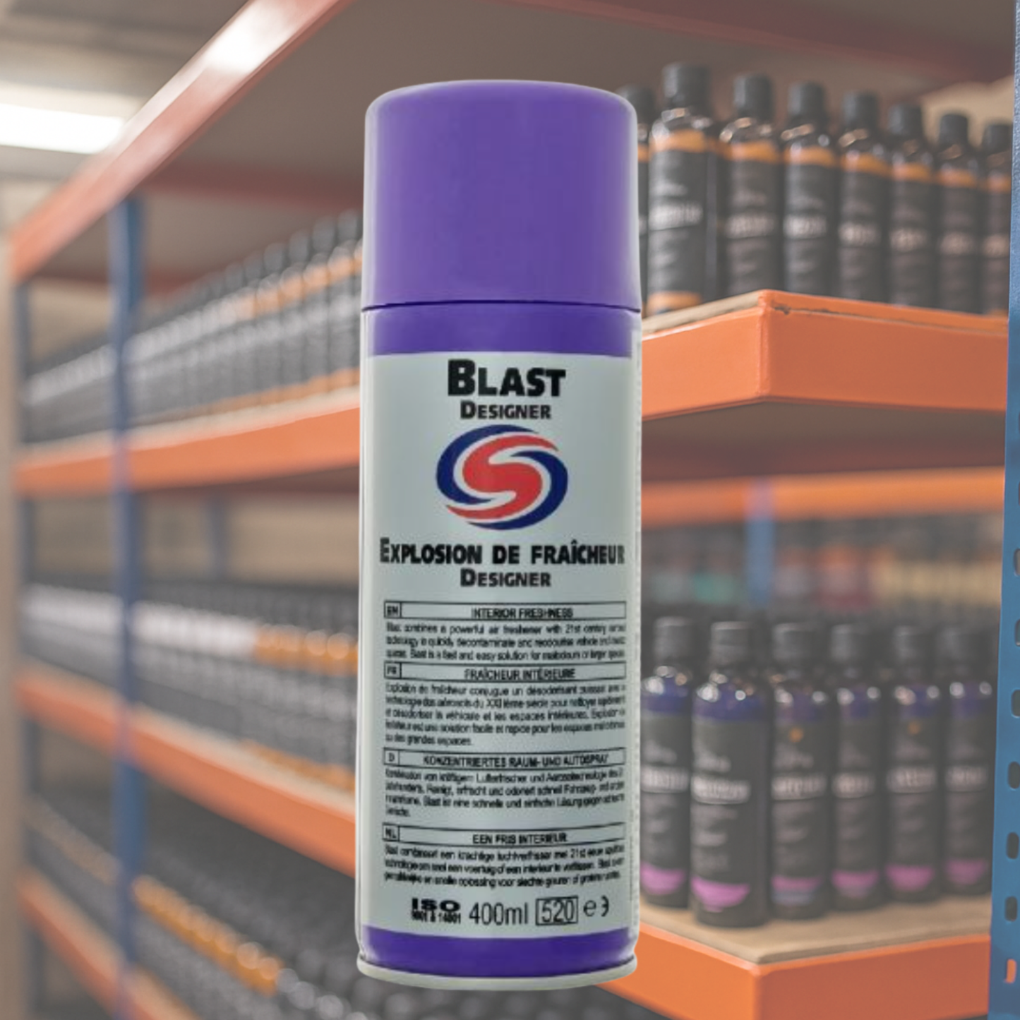 Autosmart Blast Designer Fragrance 400ml – Premium Aerosol Air-Freshener for Car Interiors & Large Spaces