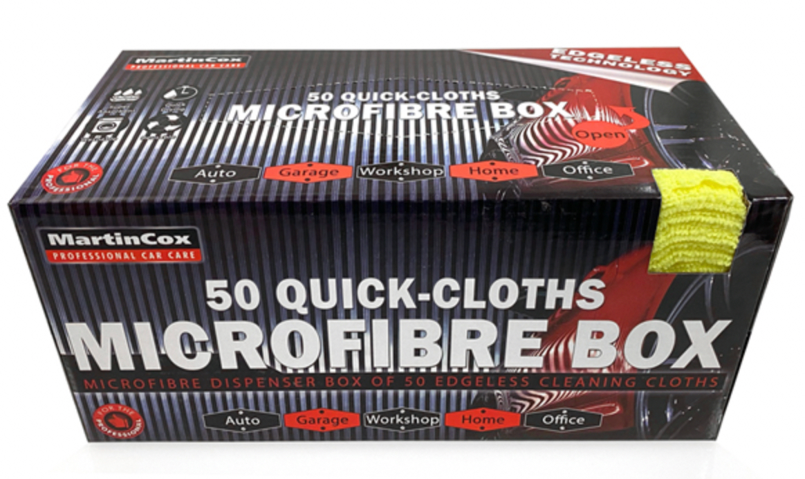 Box of Cloths – Multi-Purpose Valeting & Detailing Cloths (10 Pack) | Professional Soft Cleaning Wipes | Martin Cox MOGG194