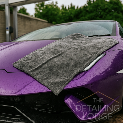 Twisted Loop Drying Towel – 90x60cm Ultra Absorbent Microfibre 1400 GSM | The Detailing Lodge