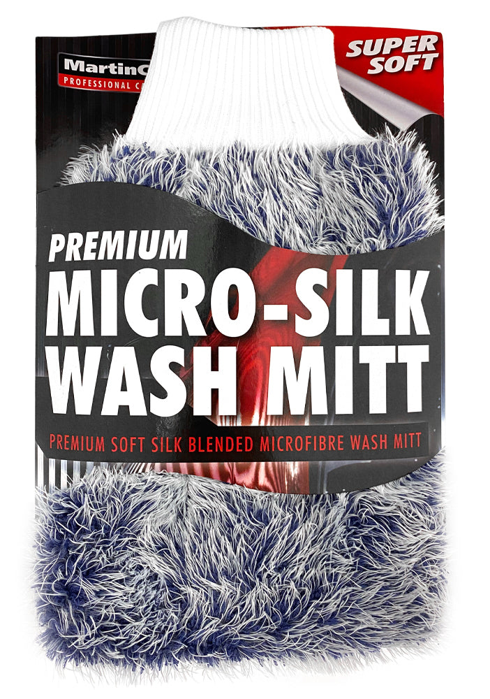 Super Silk Wash Mitt – Ultra-Soft Microfibre Mitt for Scratch-Free Car Cleaning & Professional Detailing | Martin Cox MOGG209
