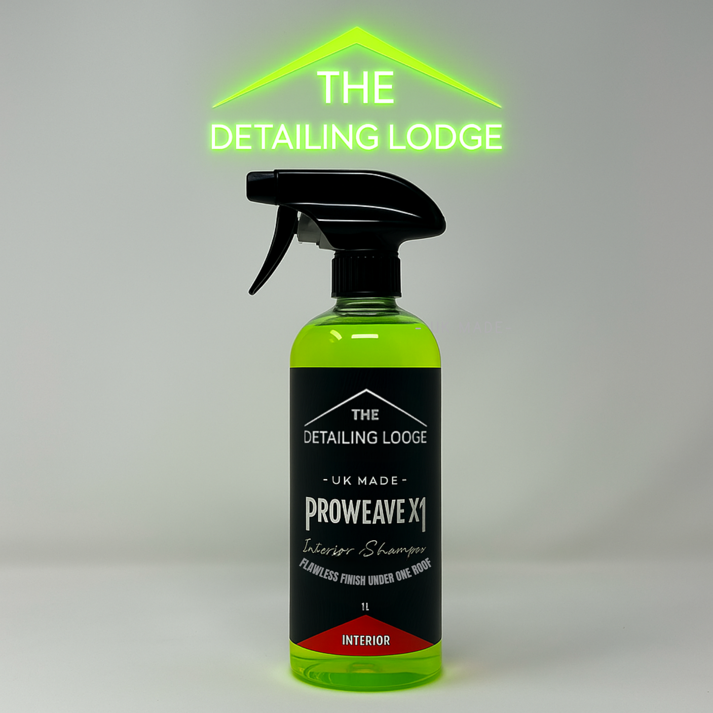 Proweave X1 – Interior Fabric & Upholstery Shampoo | Dilutable, Scented, Wet Vac Safe | The Detailing Lodge |
