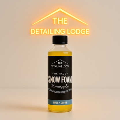 Snow Foam – Pre-Wash Car Shampoo | Thick Clinging Foam for Safe Paintwork Cleaning | The Detailing Lodge