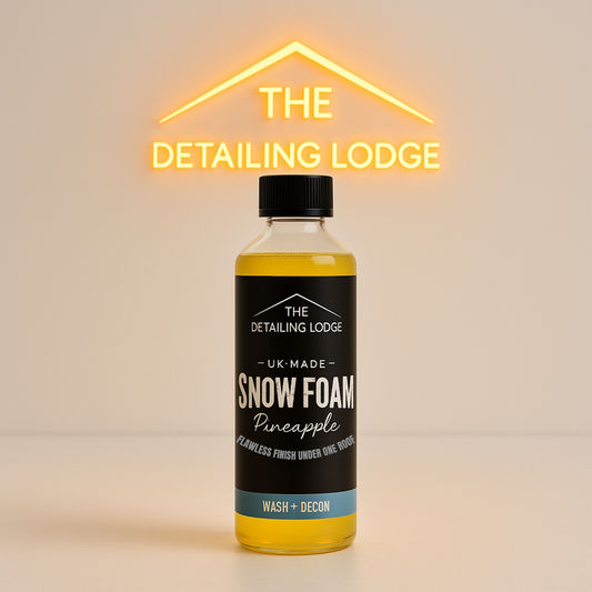 Snow Foam – Pre-Wash Car Shampoo | Thick Clinging Foam for Safe Paintwork Cleaning | The Detailing Lodge
