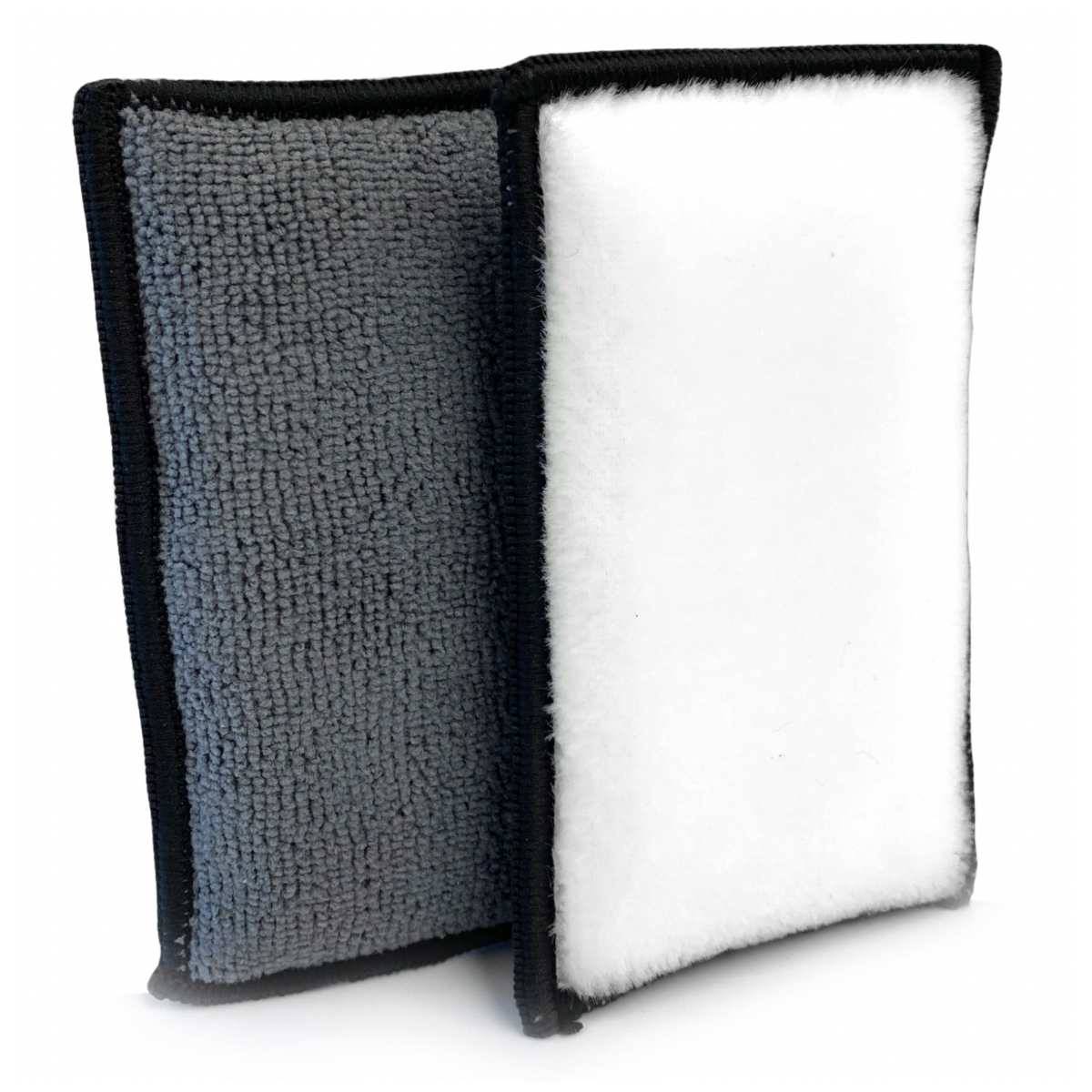 Two-Sided Interior Scrub Pad – Microfibre & Soft Scrub Bristle Cleaning Sponge - 2 PACK